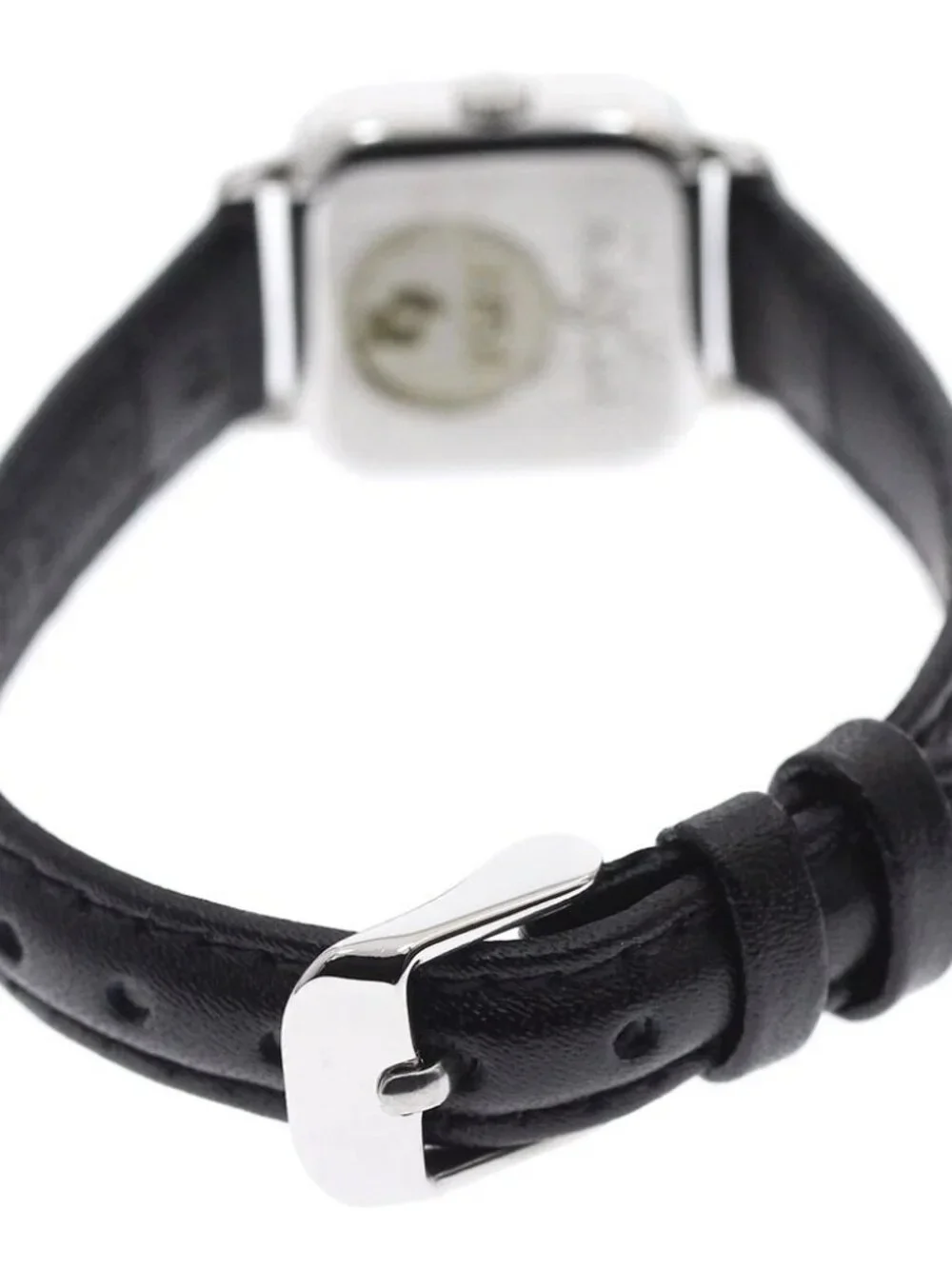 HERMES Carriage pattern Silver Dial Quartz Ladies Watch_961419